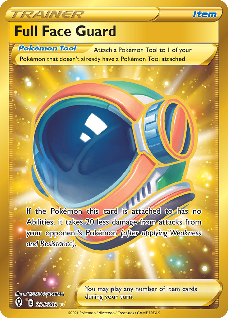 Full Face Guard (231/203) - [Secret Rare] Evolving Skies (EVS)