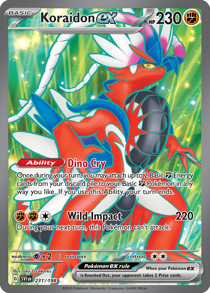 Koraidon ex (231/198) - [Full Art] Scarlet & Violet (SVI)