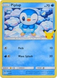Piplup (20) - McDonald's 25th Anniversary Promos (M21)