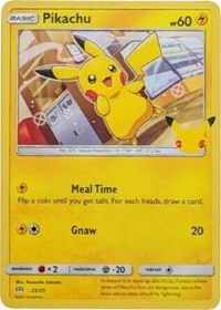 Pikachu (25) - McDonald's 25th Anniversary Promos (M21)