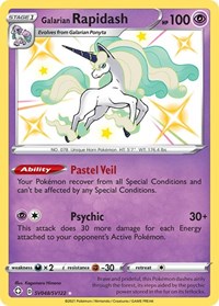 Galarian Rapidash (SV048) - Shining Fates: Shiny Vault (SHFSV)