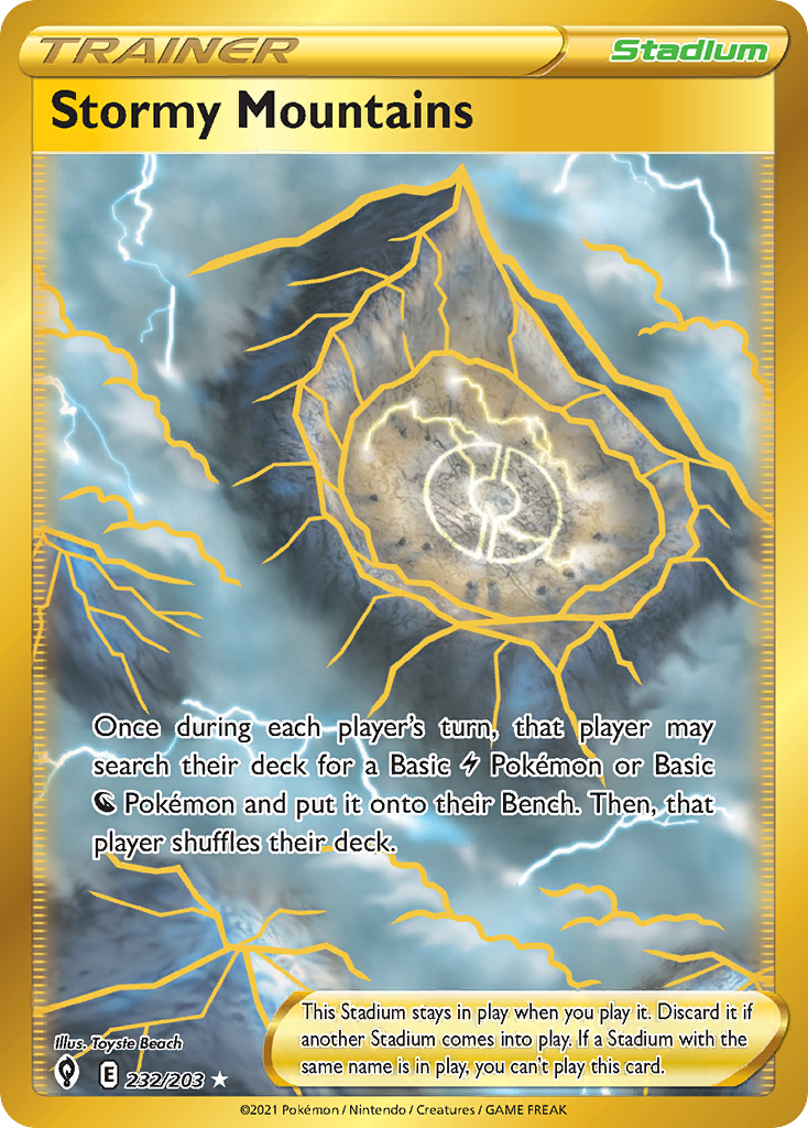 Stormy Mountains (232/203) - [Secret Rare] Evolving Skies (EVS)