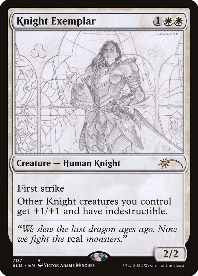 Knight Exemplar (707) - Secret Lair Drop (SLD)