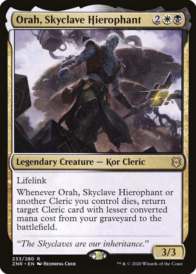Orah, Skyclave Hierophant (233) - Zendikar Rising (ZNR)