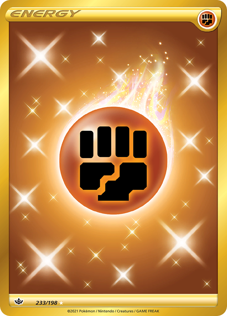 Fighting Energy (233/198) - [Secret Rare] Chilling Reign (CRE)