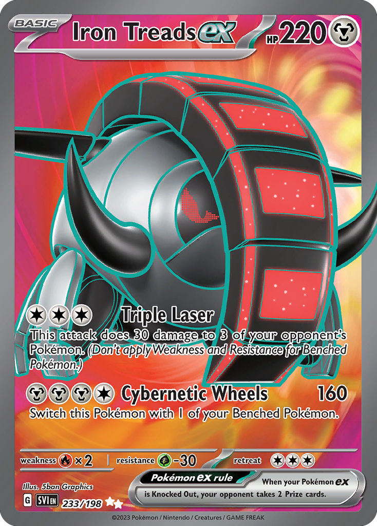Iron Treads ex (233/198) - [Full Art] Scarlet & Violet (SVI)