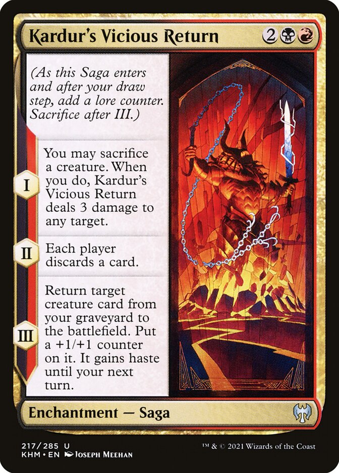 Kardur's Vicious Return (217) - Kaldheim (KHM)