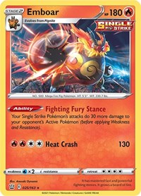 Emboar (25) - SWSH05: Battle Styles (SWSH05)
