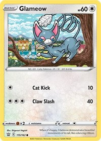 Glameow (115) - SWSH05: Battle Styles (SWSH05)