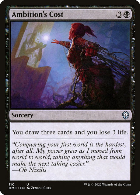 Ambition's Cost (110) - Dominaria United Commander (DMC)