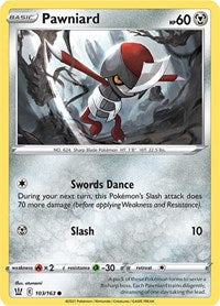 Pawniard (103) - SWSH05: Battle Styles (SWSH05)