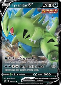 Tyranitar V (97) - SWSH05: Battle Styles (SWSH05)