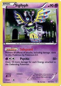 Sigilyph - 52/124 (Cosmos Holo) (52) - Blister Exclusives (BLE)