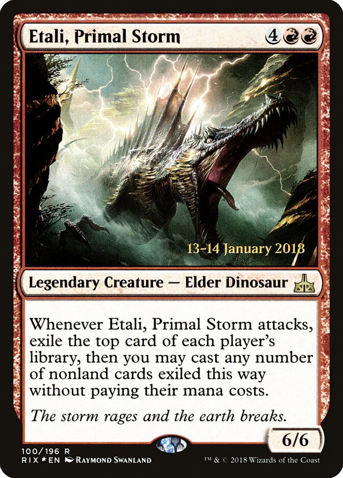 Etali, Primal Storm (100s) - Rivals of Ixalan Promos (PRIX)