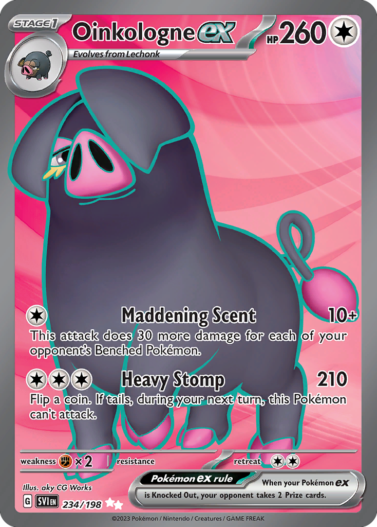 Oinkologne ex (234/198) - [Full Art] Scarlet & Violet (SVI)