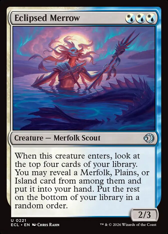 Eclipsed Merrow (221) - Lorwyn Eclipsed (ECL)