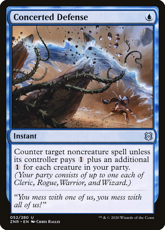 Concerted Defense (52) - Zendikar Rising (ZNR)