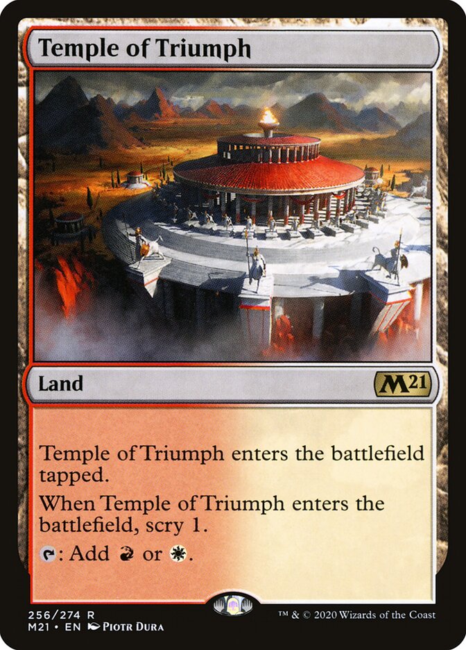 Temple of Triumph (256) - Core Set 2021 (M21)