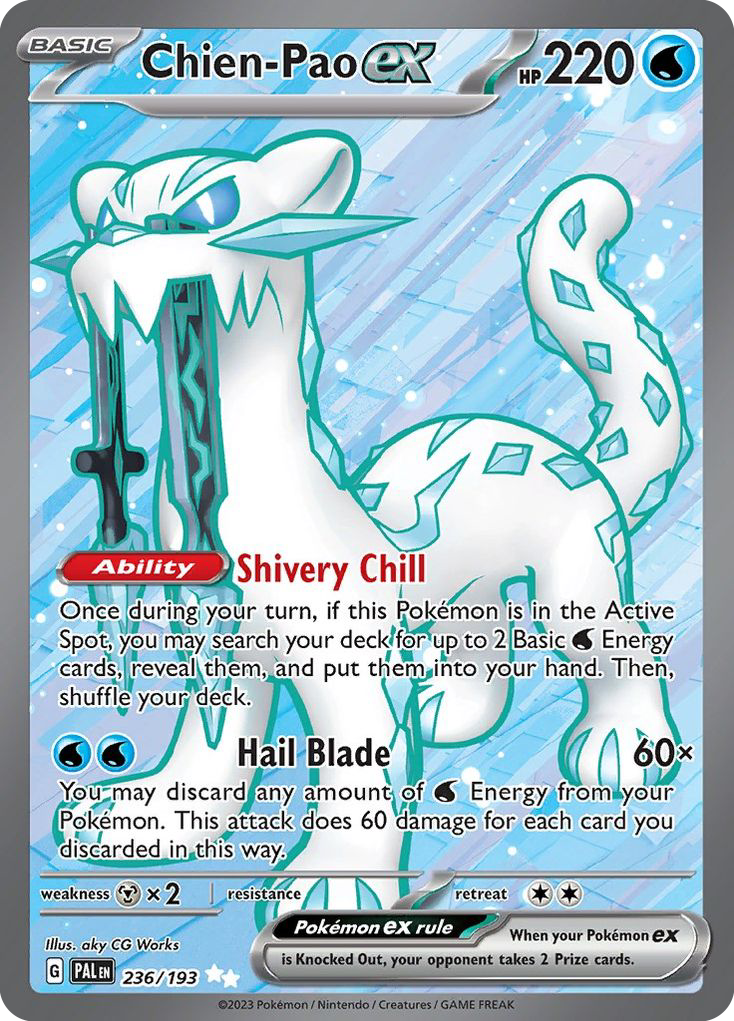 Chien-Pao ex (236/193) - [Full Art] Paldea Evolved (PAL)