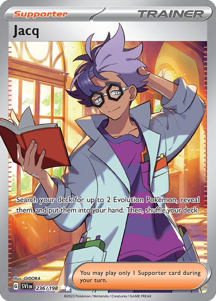 Jacq (236/198) - [Full Art] Scarlet & Violet (SVI)