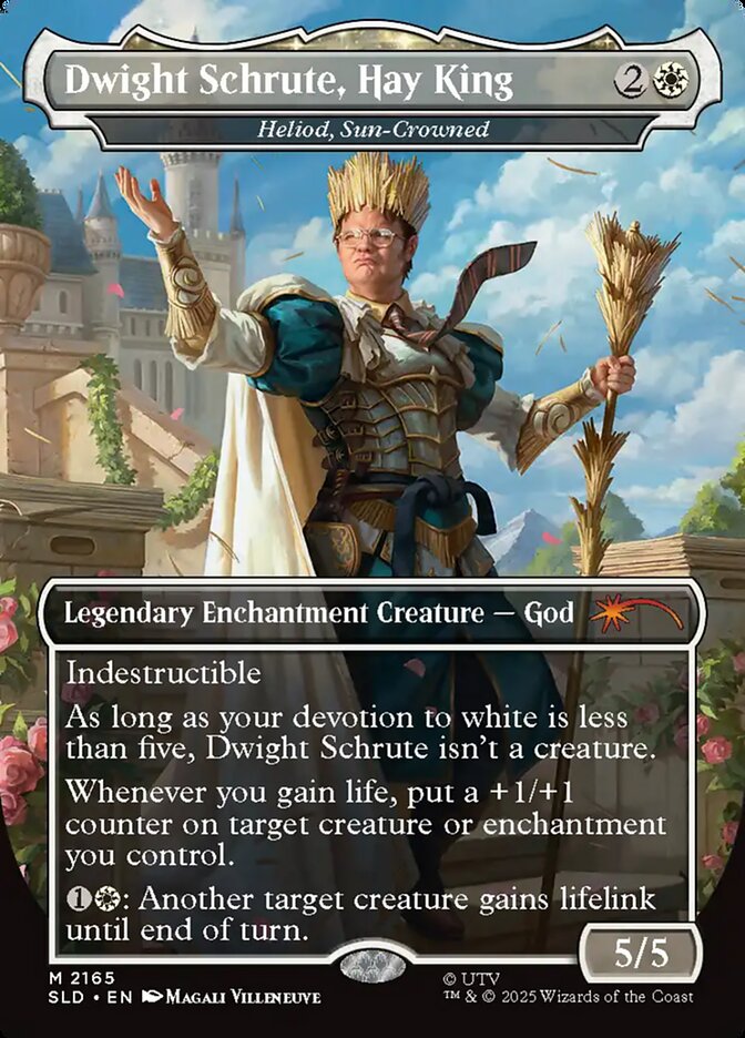 Dwight Schrute, Hay King - Heliod, Sun-Crowned (2165) - Secret Lair Drop (SLD)