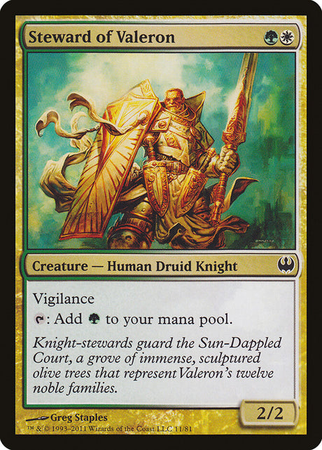 Steward of Valeron (11) - Duel Decks: Knights vs. Dragons (DDG)