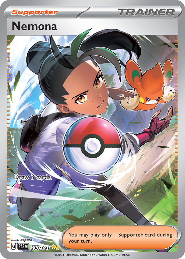 Nemona (238/91) - [Special Illustration Rare] Paldean Fates (PAF)