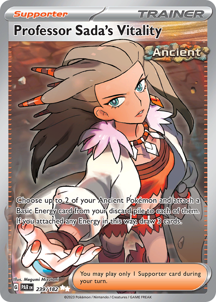 Professor Sada's Vitality (239/182) - [Full Art] Paradox Rift (PAR)