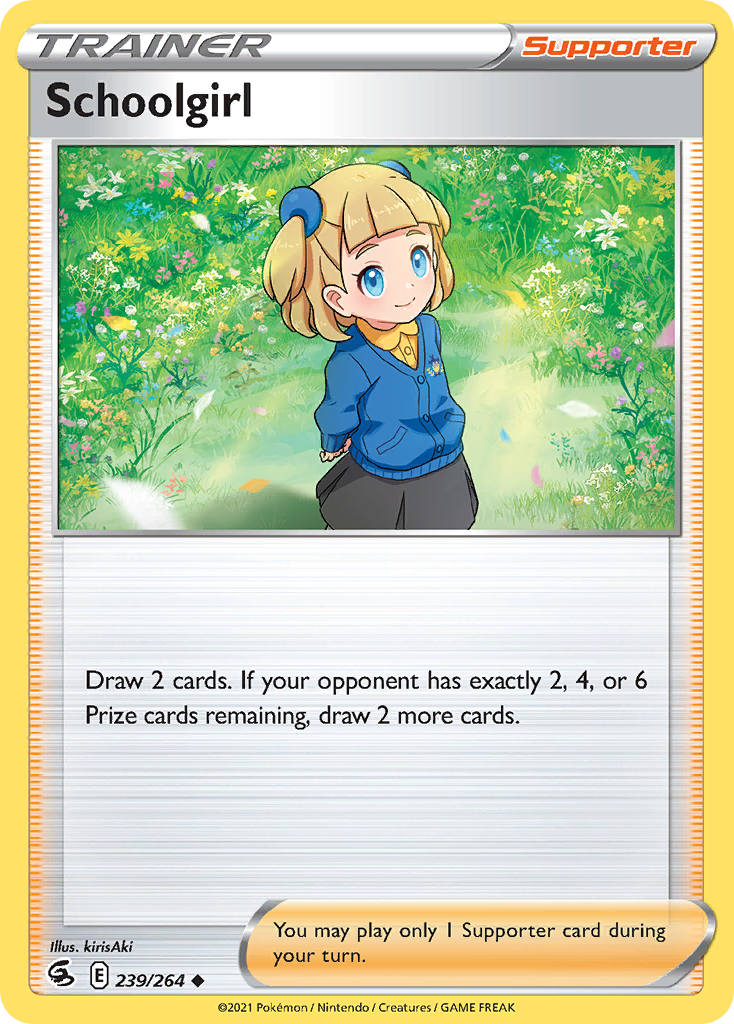 Schoolgirl (239/264) - [Reverse Holo] Fusion Strike (FST)