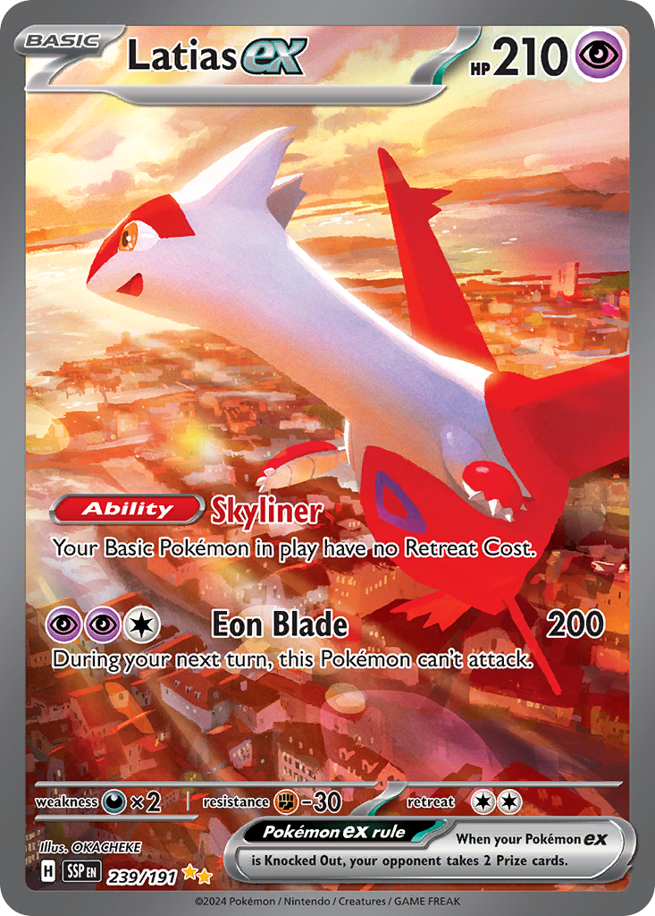 Latias ex (239/191) - [Special Illustration Rare] Surging Sparks (SSP)