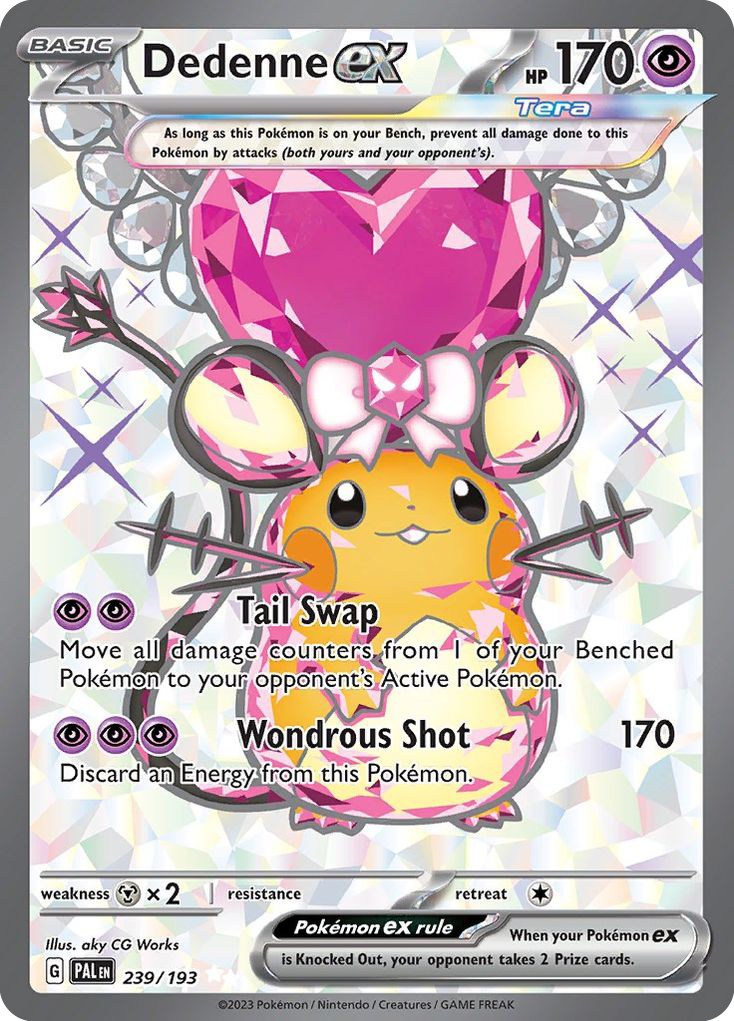 Dedenne ex (239/193) - [Full Art] Paldea Evolved (PAL)