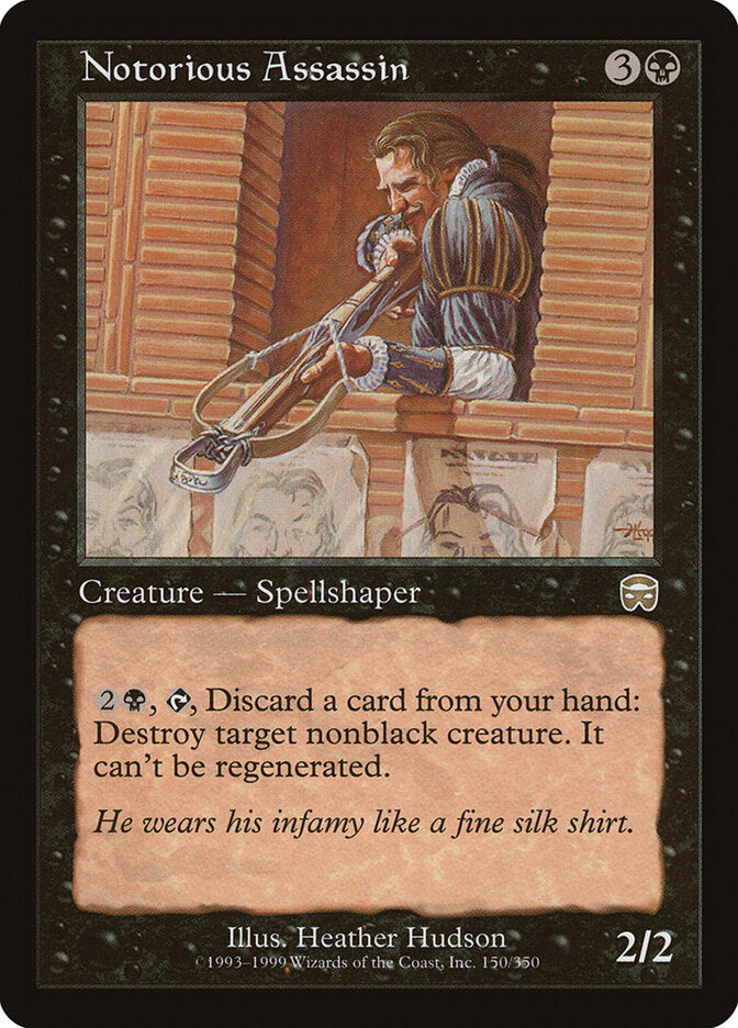 Notorious Assassin (150) - Mercadian Masques (MMQ)