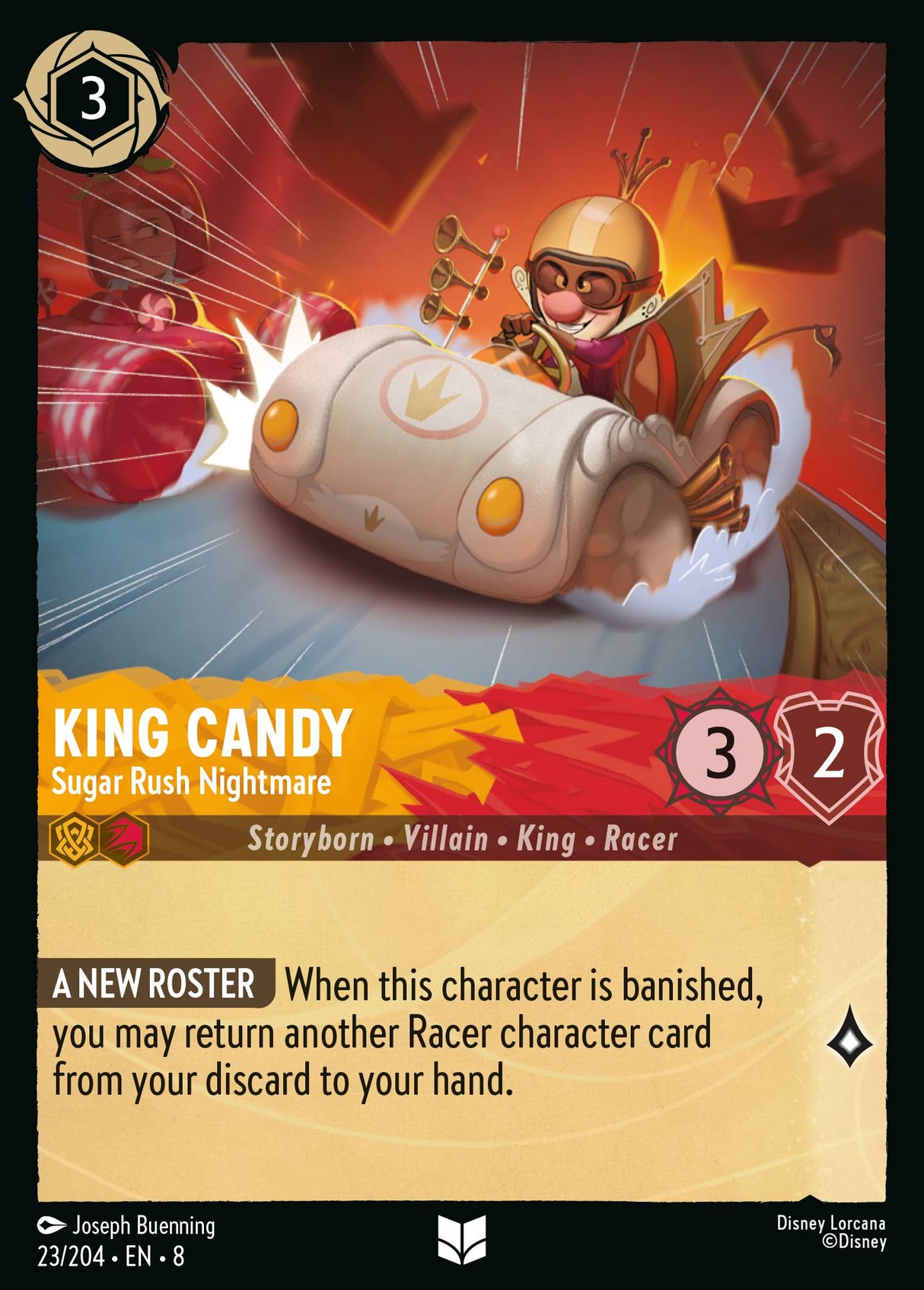 King Candy - Sugar Rush Nightmare - [Foil] Reign of Jafar (8)