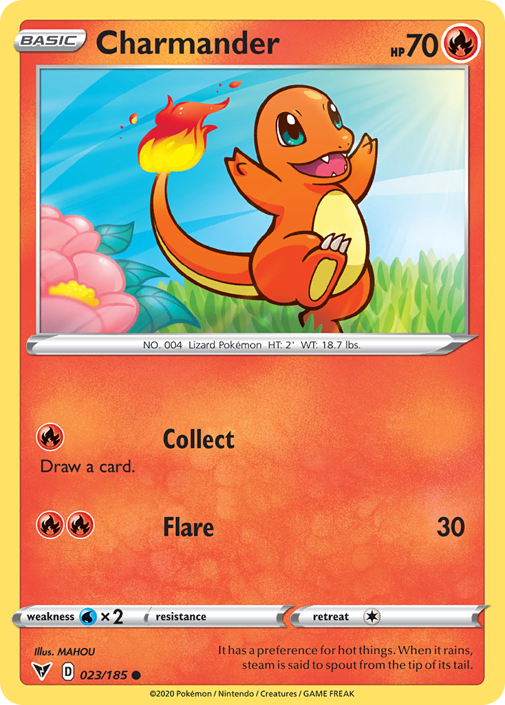 Charmander (23/185) - [Reverse Holo] Vivid Voltage (VIV)