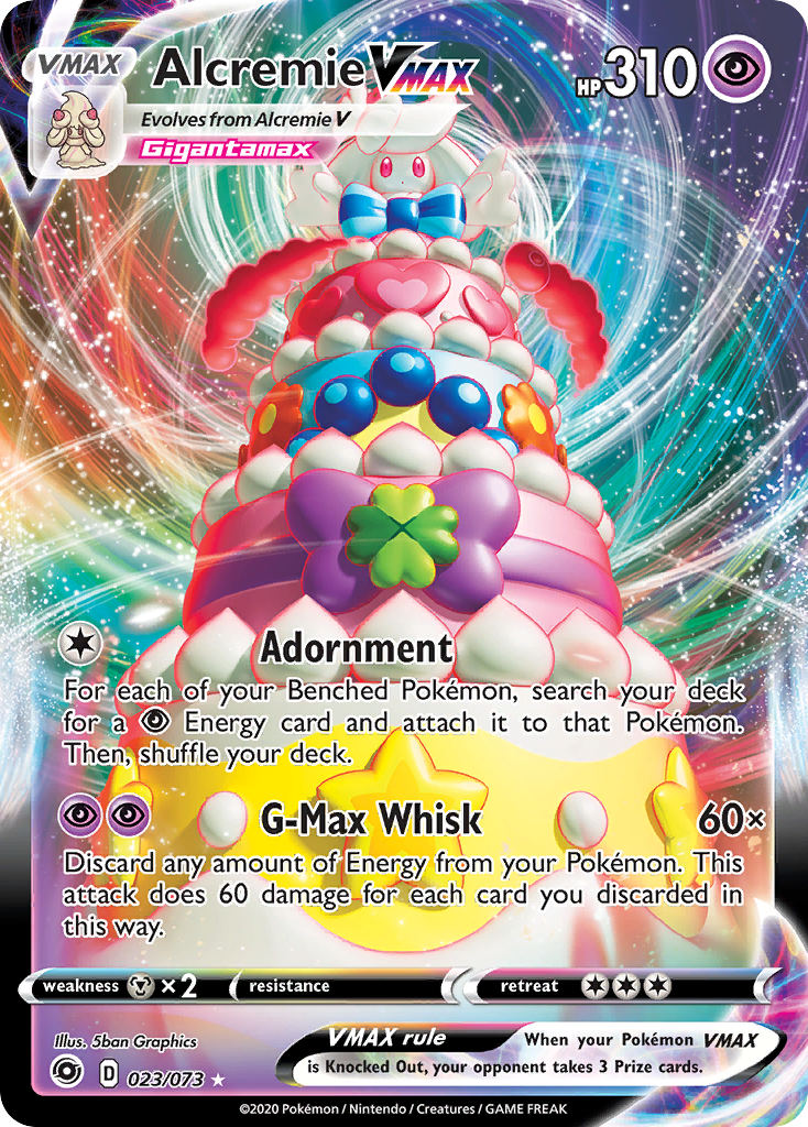 Alcremie VMAX (23/73) - [Holo Foil] Champion's Path (CPA)