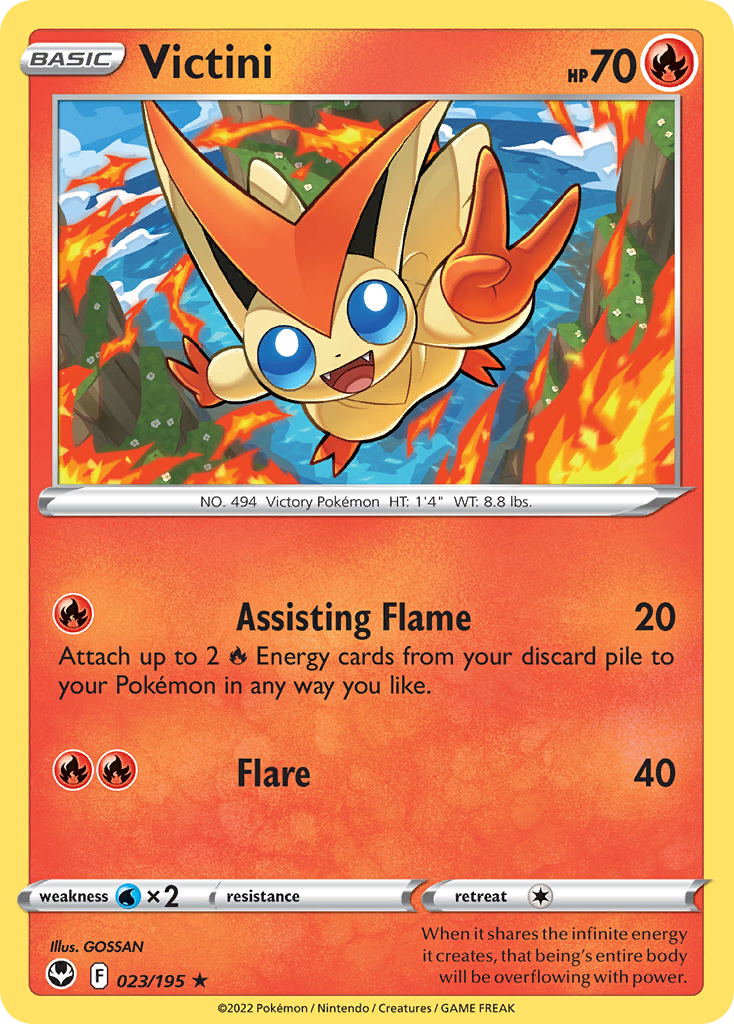 Victini (23/195) - Silver Tempest (SIT)