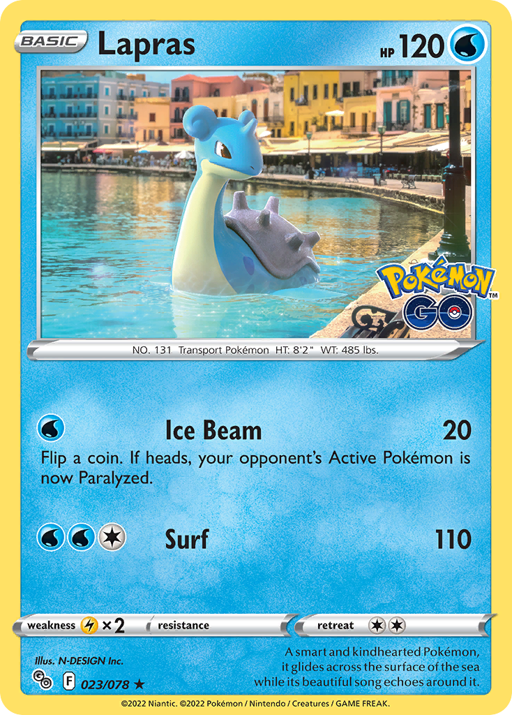 Lapras (23/78) - [Holo Foil] Pokemon GO (PGO)