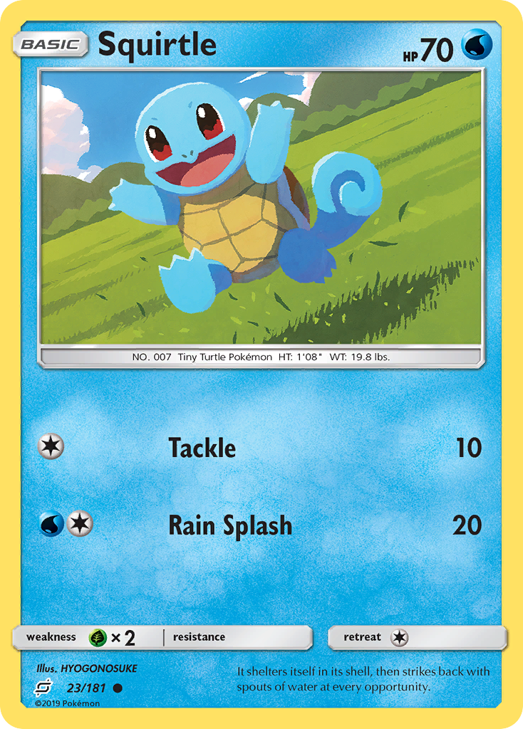 Squirtle (23/181) - [Reverse Holo] Team Up (TEU)