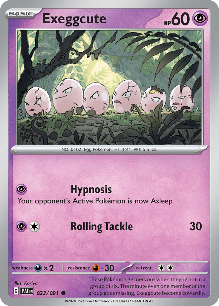 Exeggcute (23/91) - Paldean Fates (PAF)
