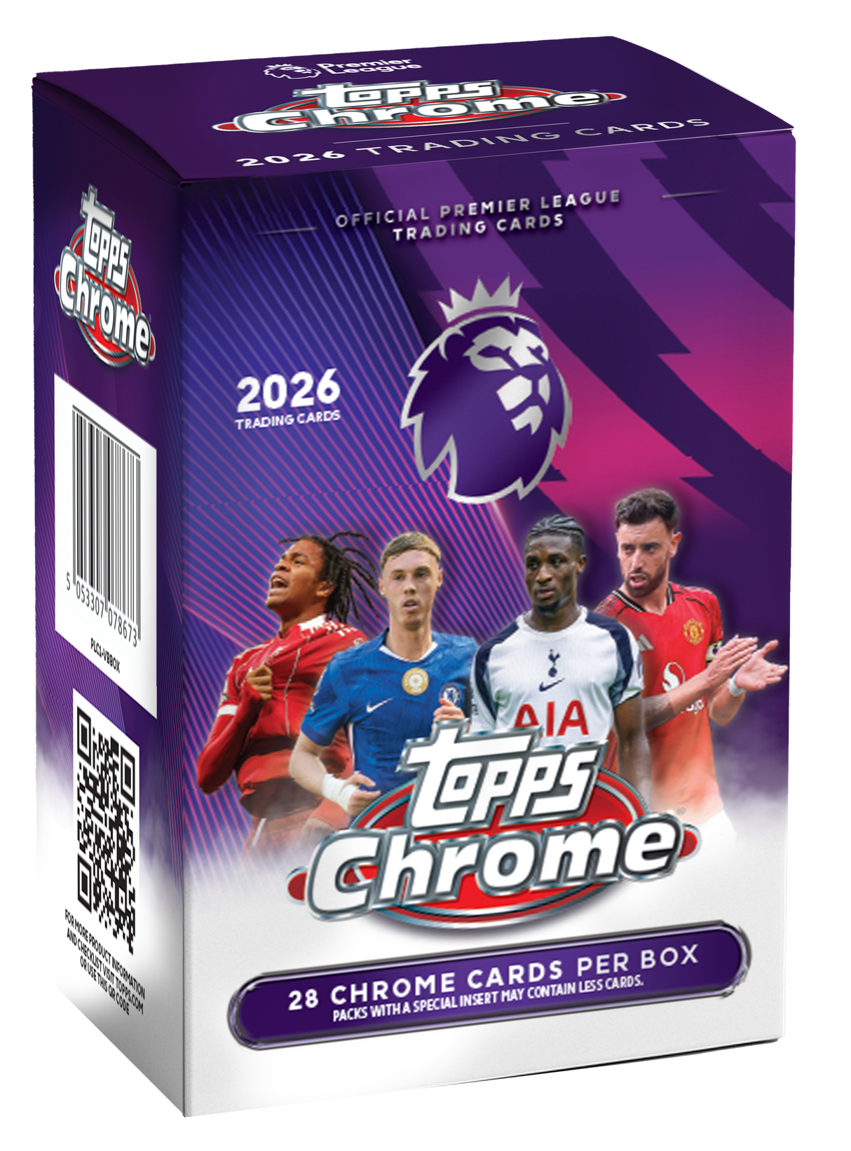 2026 Topps Chrome Premier League Soccer Blaster Box