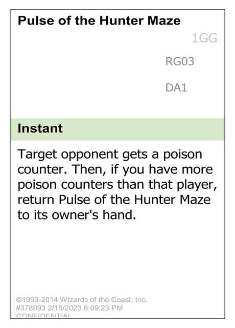 Pulse of the Hunter Maze (RG03c) - Unknown Event (UNK)