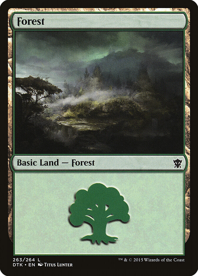Forest (263) - Dragons of Tarkir (DTK)