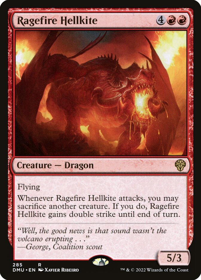 Ragefire Hellkite (285) - Dominaria United (DMU)
