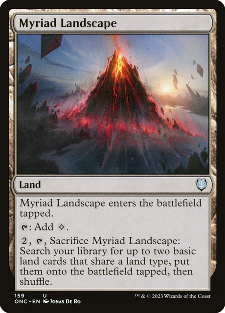 Myriad Landscape (159) - Phyrexia: All Will Be One Commander (ONC)