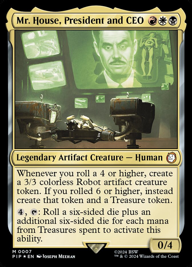 Mr. House, President and CEO - [Foil] Fallout (PIP)