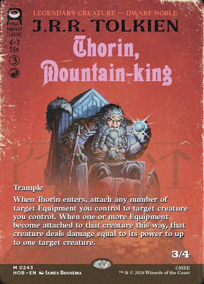 Thorin, Mountain-king (243) - The Hobbit (HOB)