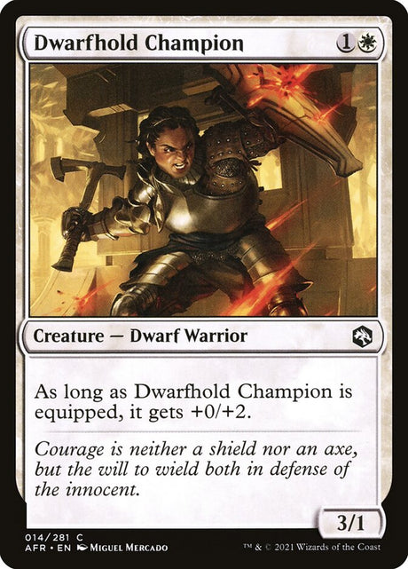 Dwarfhold Champion (14) - Adventures in the Forgotten Realms (AFR)