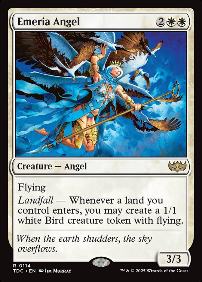 Emeria Angel (114) - Tarkir: Dragonstorm Commander (TDC)