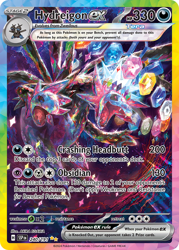 Hydreigon ex (240/191) - [Special Illustration Rare] Surging Sparks (SSP)