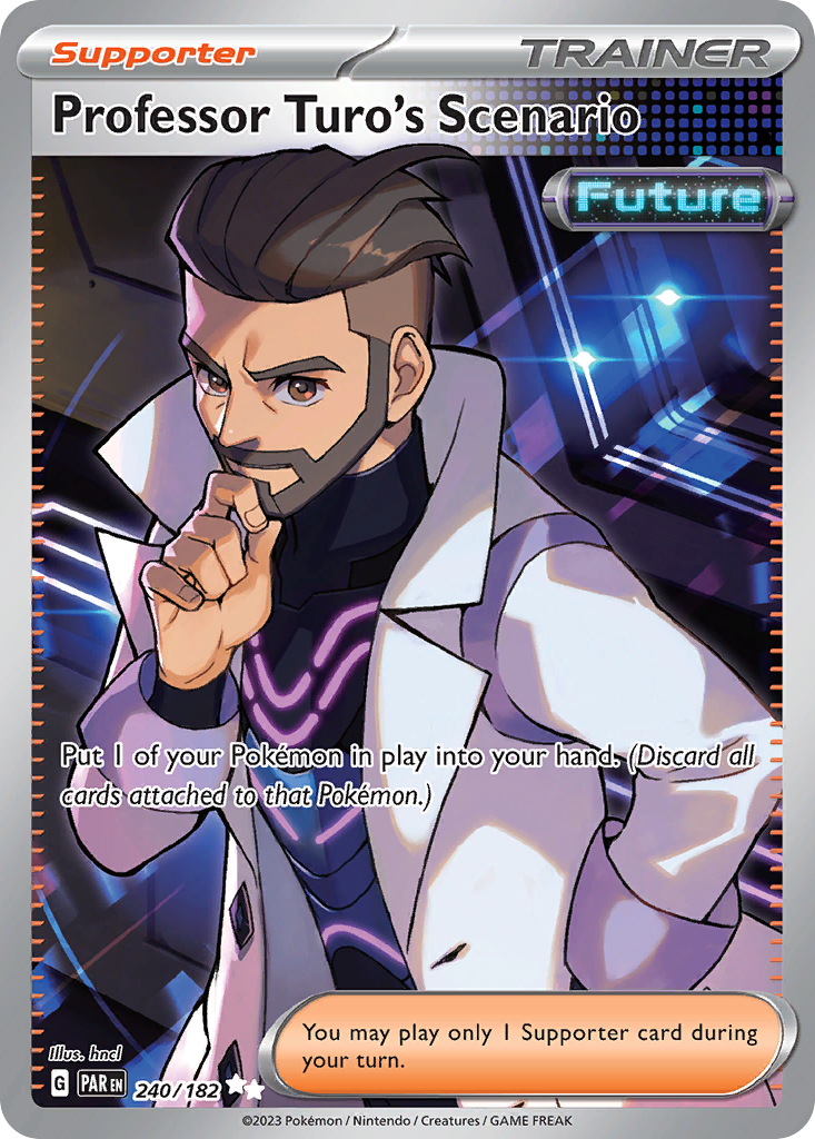 Professor Turo's Scenario (240/182) - [Full Art] Paradox Rift (PAR)